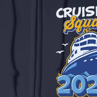 Cruising Squad 2024 Vacation Trip Party Ship Cruise Full Zip Hoodie