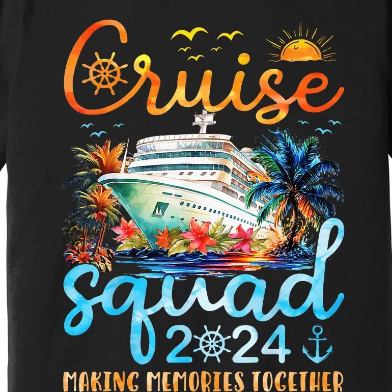 Cruise Squad 2024 Summer Vacation Matching Family Group Premium T-Shirt