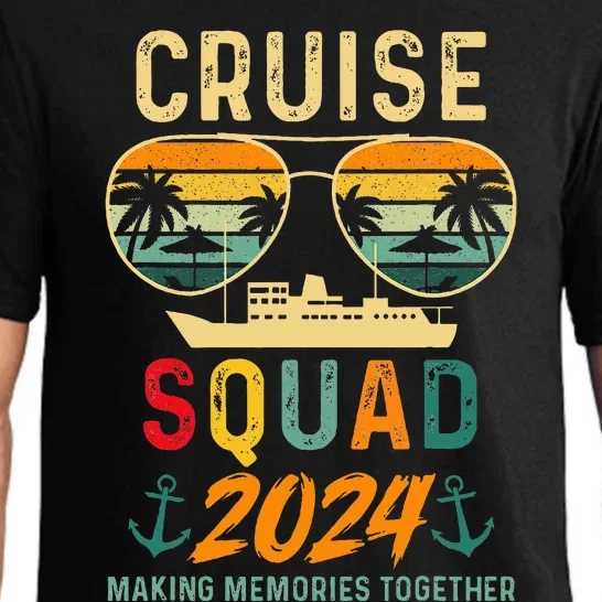 Cruise Squad 2024 Family Vacation Matching Group Summer Pajama Set