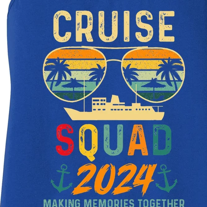 Cruise Squad 2024 Family Vacation Matching Group Summer Women's Racerback Tank