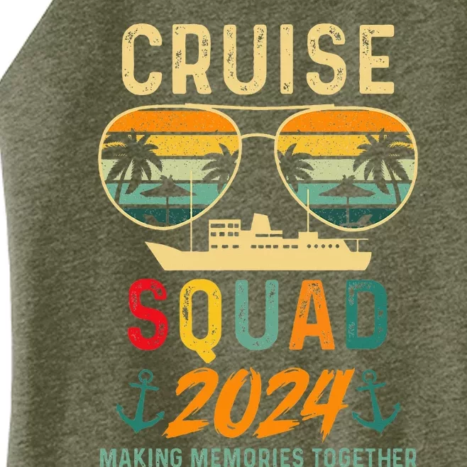 Cruise Squad 2024 Family Vacation Matching Group Summer Women’s Perfect Tri Rocker Tank