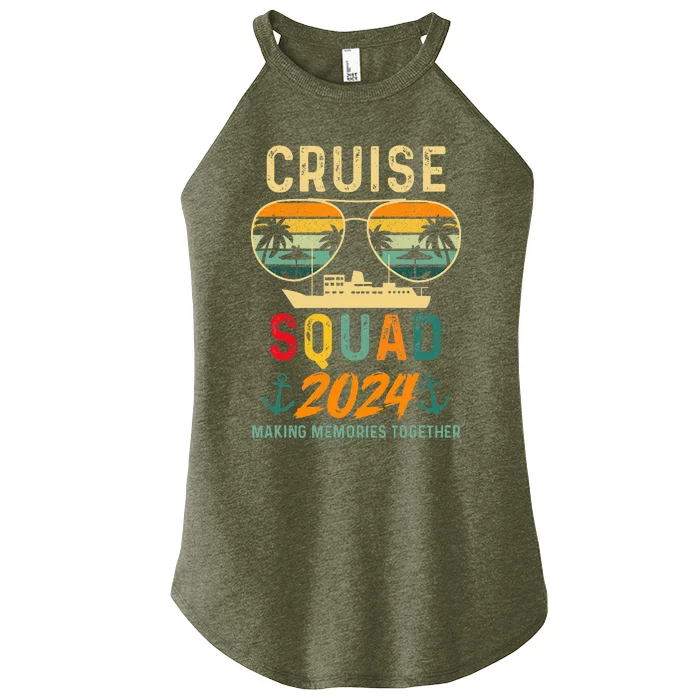 Cruise Squad 2024 Family Vacation Matching Group Summer Women’s Perfect Tri Rocker Tank