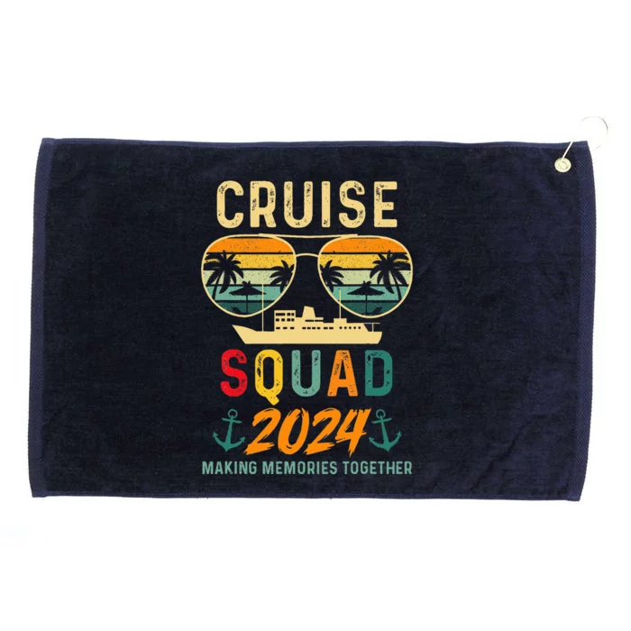 Cruise Squad 2024 Family Vacation Matching Group Summer Grommeted Golf Towel