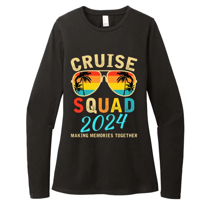 Cruise Squad 2024 Summer Vacation Matching Family Group Womens CVC Long Sleeve Shirt