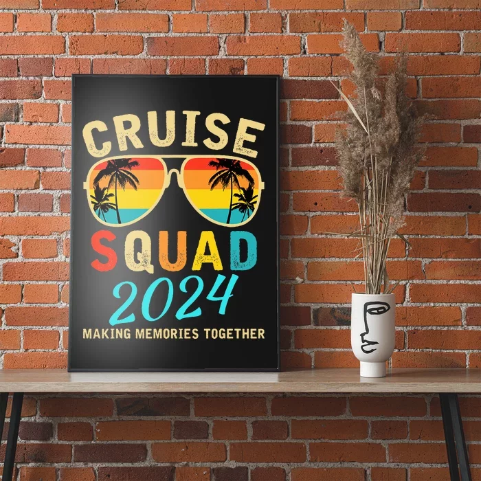 Cruise Squad 2024 Summer Vacation Matching Family Group Poster