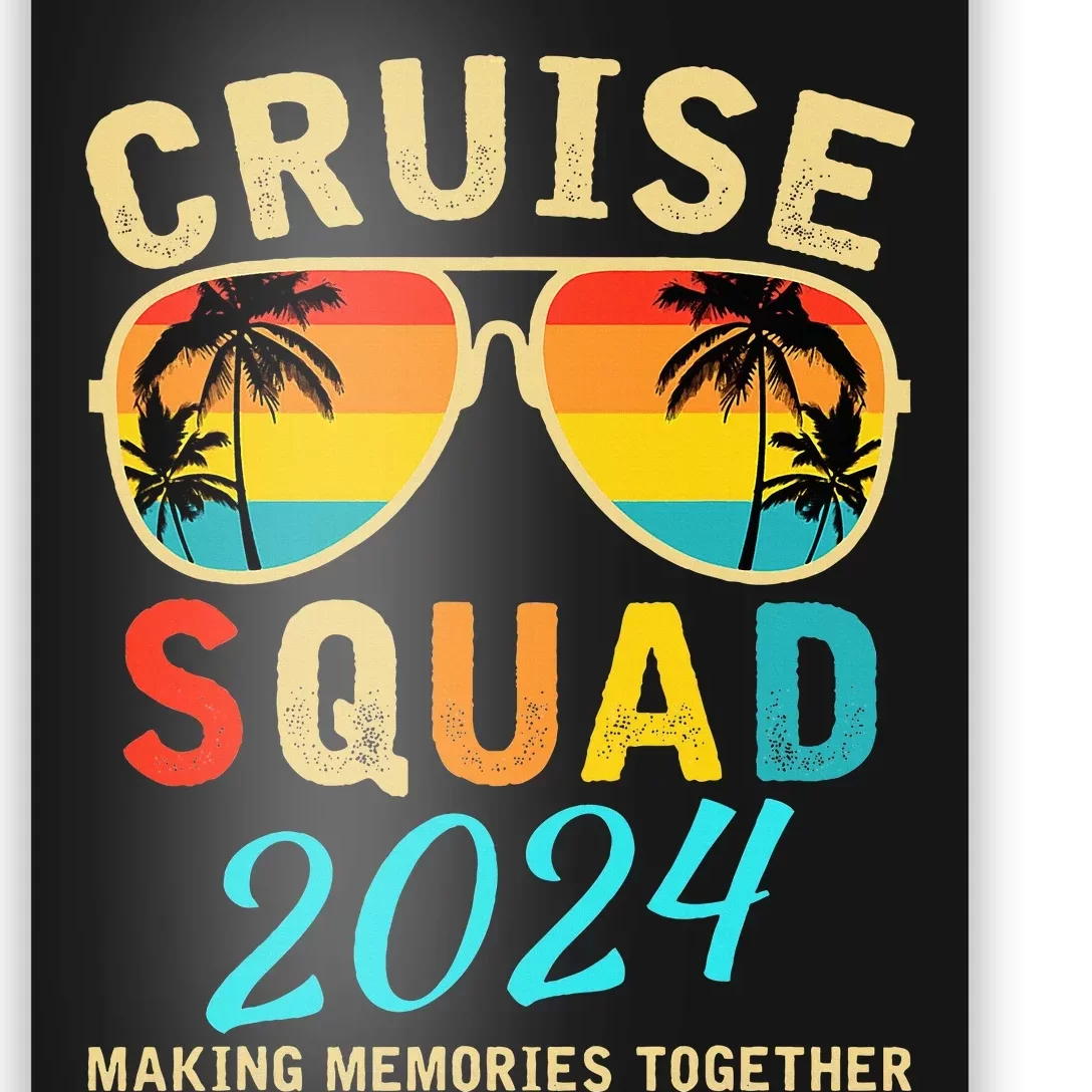 Cruise Squad 2024 Summer Vacation Matching Family Group Poster