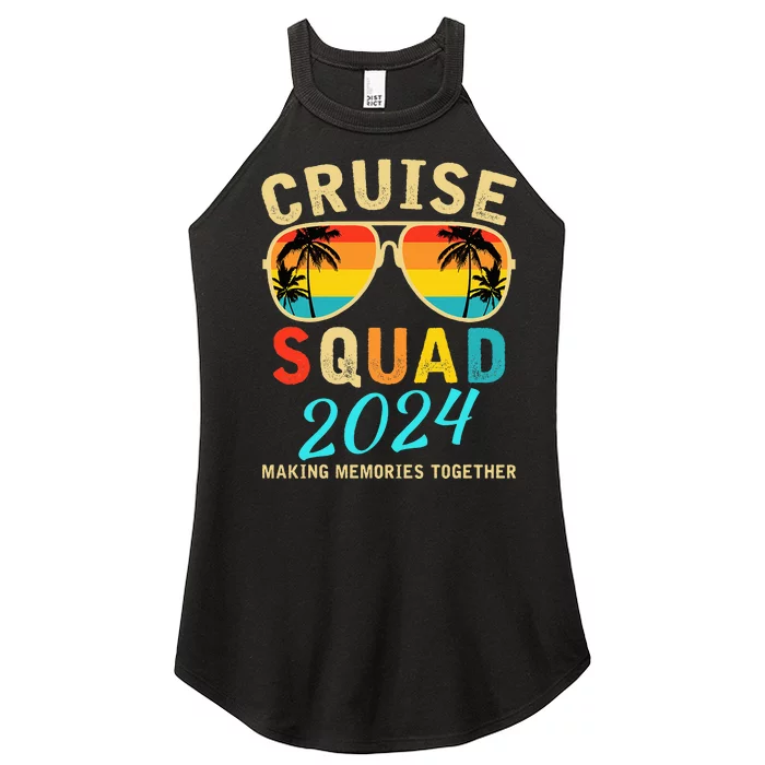 Cruise Squad 2024 Summer Vacation Matching Family Group Women’s Perfect Tri Rocker Tank