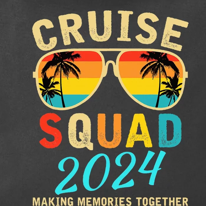 Cruise Squad 2024 Summer Vacation Matching Family Group Zip Tote Bag