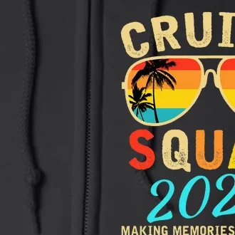 Cruise Squad 2024 Summer Vacation Matching Family Group Full Zip Hoodie