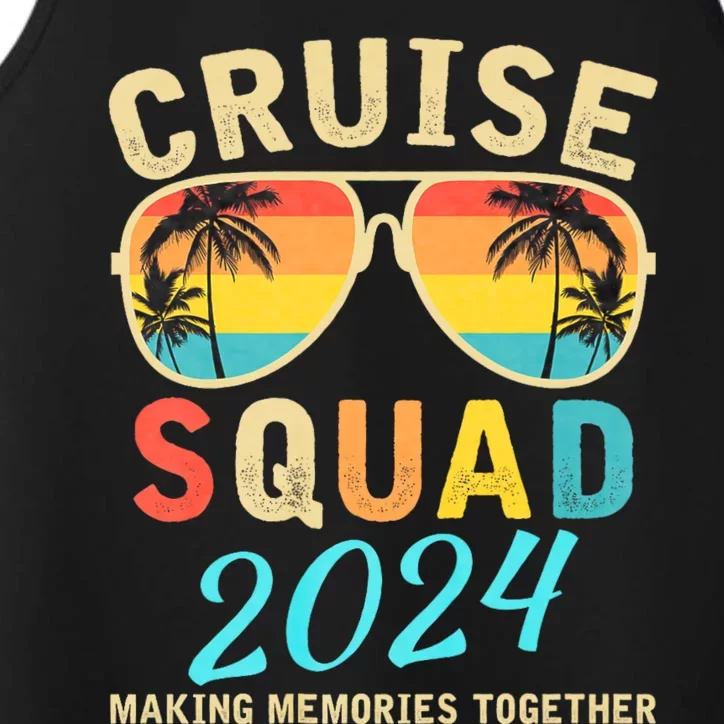 Cruise Squad 2024 Summer Vacation Matching Family Group Performance Tank