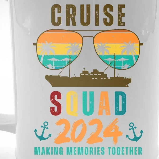 Cruise Squad 2024 Making Memories Together Family Vacation Front & Back Beer Stein