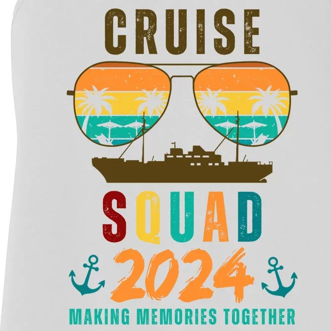 Cruise Squad 2024 Making Memories Together Family Vacation Women's Racerback Tank