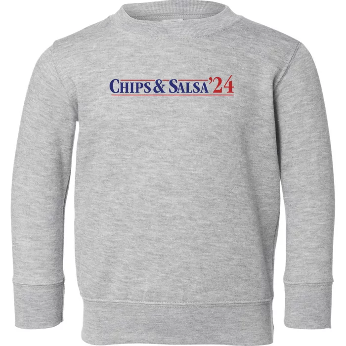 Chips & Salsa 2024 Toddler Sweatshirt