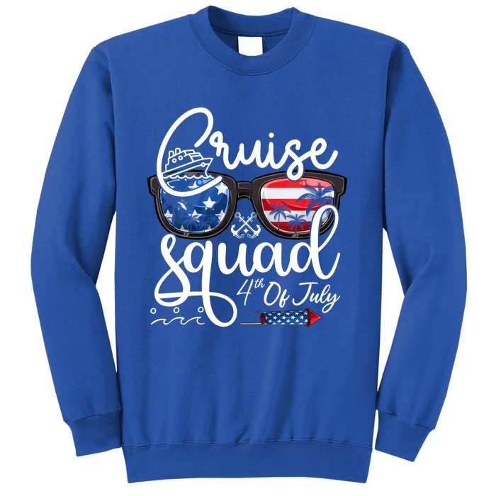 Cruise Squad 4Th Of July Vacation Matching Family Cruise Gift Sweatshirt