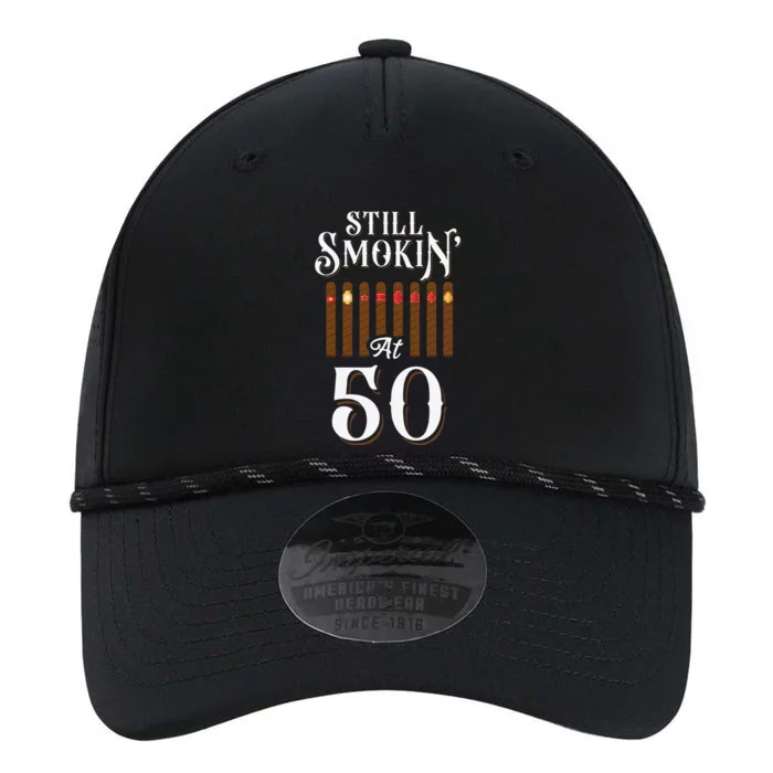 Cigar Smoking 50Th Birthday Vintage Still Smokin' At 50 Performance The Dyno Cap