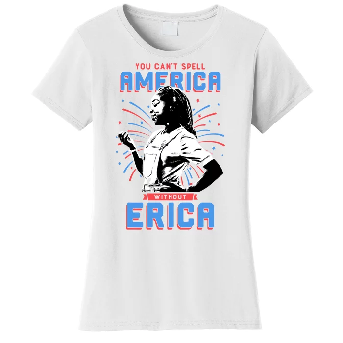 Can't Spell America Without Erica Retro Women's T-Shirt