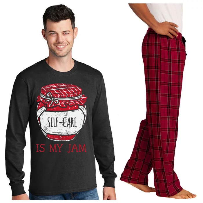 Cute Selfcare Awareness Support Long Sleeve Pajama Set