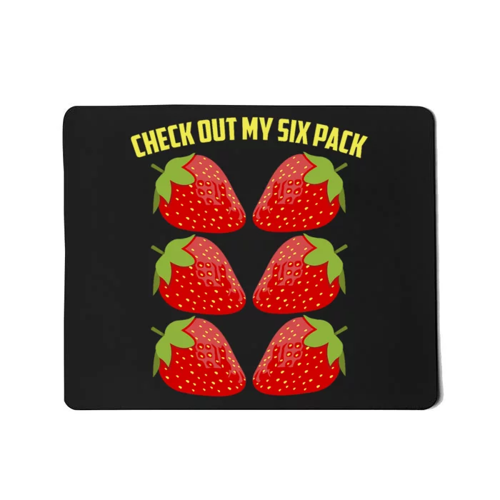 Cool Strawberry Art For Strawberry Fruit Lover Check Out My Six Pack Mousepad