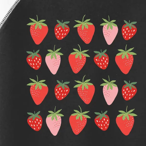 Cute Strawberry Apparel Lover Summer Toddler Fine Jersey T-Shirt