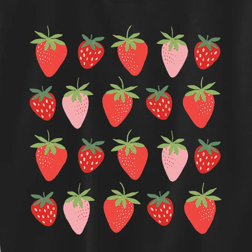 Cute Strawberry Apparel Lover Summer Kids Sweatshirt