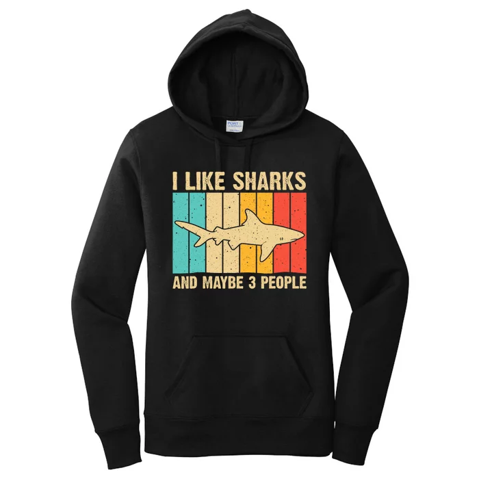 Cool Shark Art For Shark Related Shark Lover Women's Pullover Hoodie