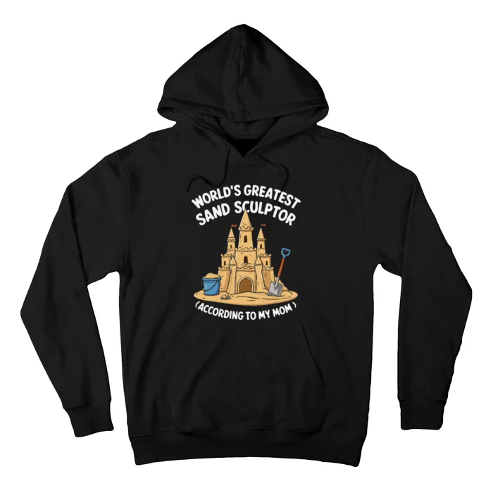 Creative Sandcastle Art Sculpture Beach Fun Sculpting Hoodie