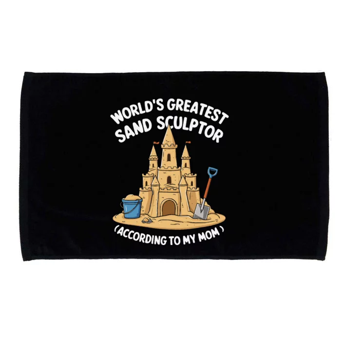 Creative Sandcastle Art Sculpture Beach Fun Sculpting Microfiber Hand Towel