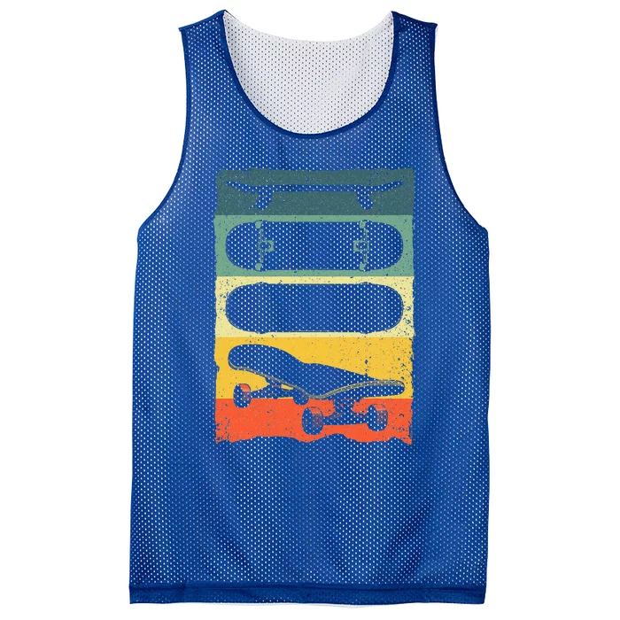 Cool Skateboard Art For Skateboarding Skateboarder Mesh Reversible Basketball Jersey Tank