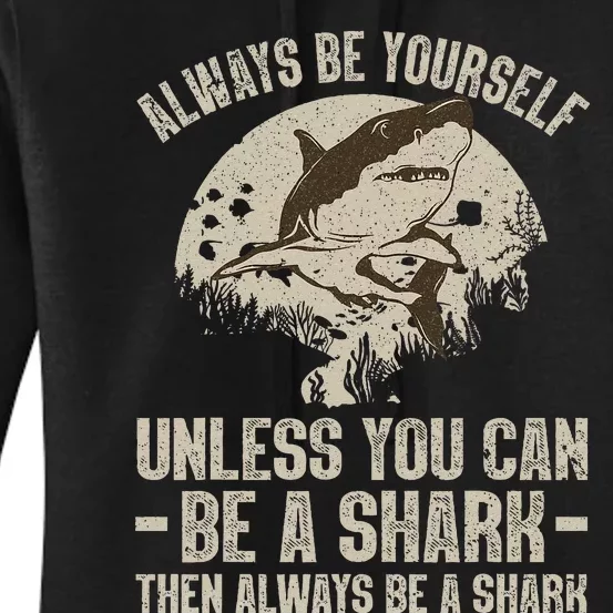 Cool Shark Art For Men Women Megalodon Sharks Biology Ocean Women's Pullover Hoodie