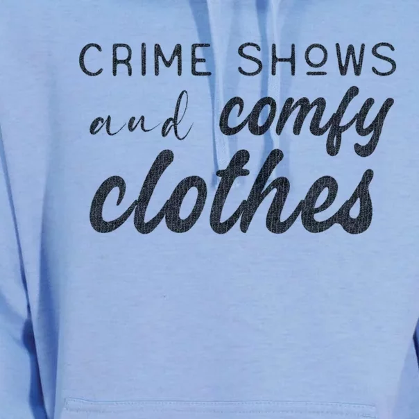 Crime Shows And Comfy Clothes True Crime Graphic Cute Gift Unisex Surf Hoodie