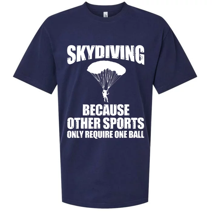 Cool Skydiving Art For Men Women Skydive Parachute Skydiver Sueded Cloud Jersey T-Shirt