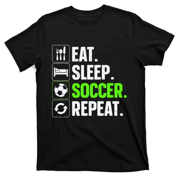 Cool Soccer Art For Women Team Sport Soccer Player T-Shirt