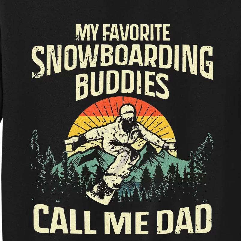 Cool Snowboarding Art Dad Father Snowboard Snowboarder Sweatshirt