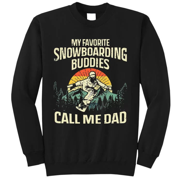 Cool Snowboarding Art Dad Father Snowboard Snowboarder Sweatshirt