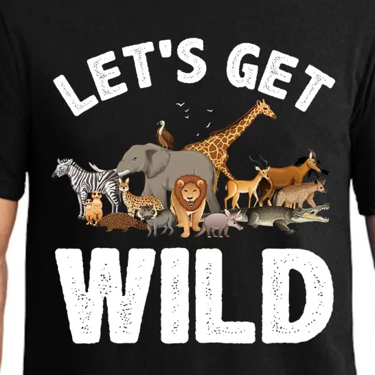 Cool Safari Animal For Men Women Zoo Jungle Wildlife Lover Pajama Set