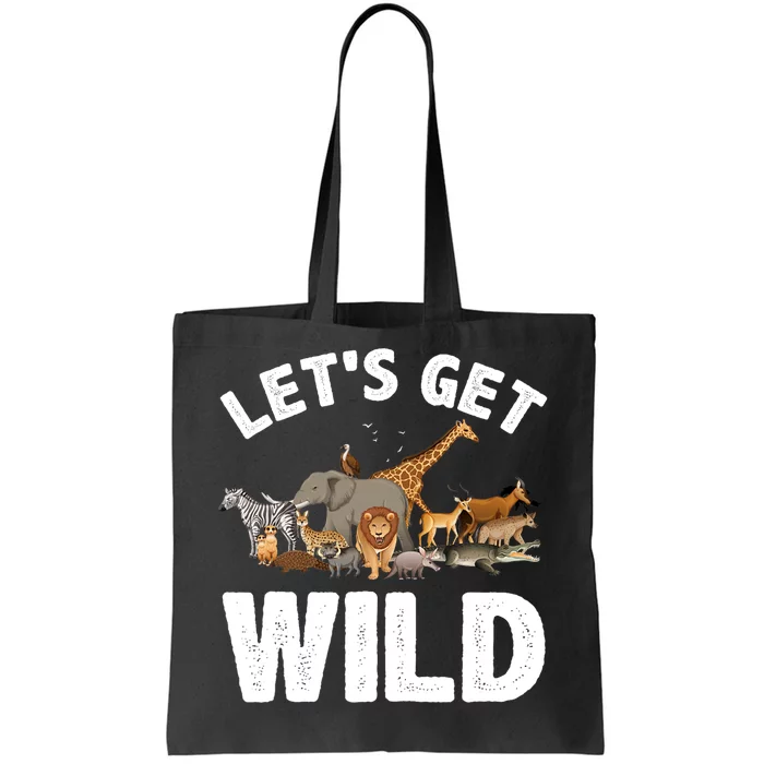 Cool Safari Animal For Men Women Zoo Jungle Wildlife Lover Tote Bag