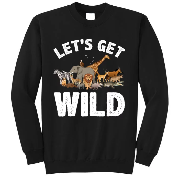 Cool Safari Animal For Men Women Zoo Jungle Wildlife Lover Tall Sweatshirt