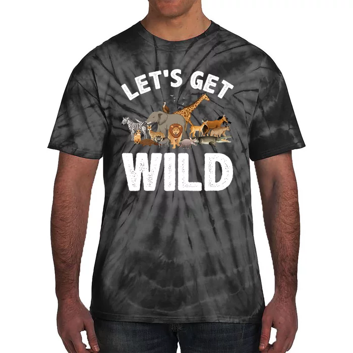 Cool Safari Animal For Men Women Zoo Jungle Wildlife Lover Tie-Dye T-Shirt