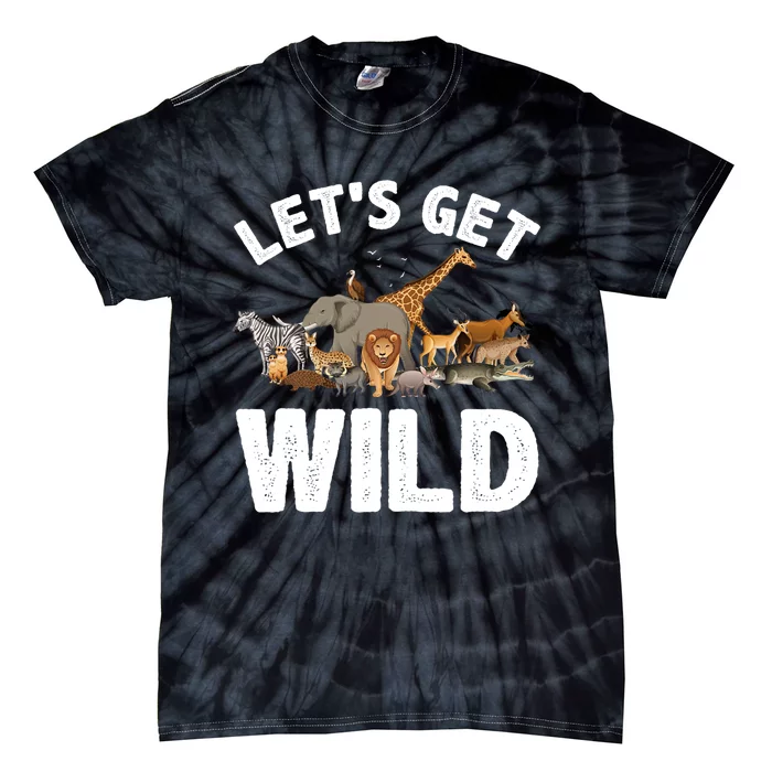 Cool Safari Animal For Men Women Zoo Jungle Wildlife Lover Tie-Dye T-Shirt