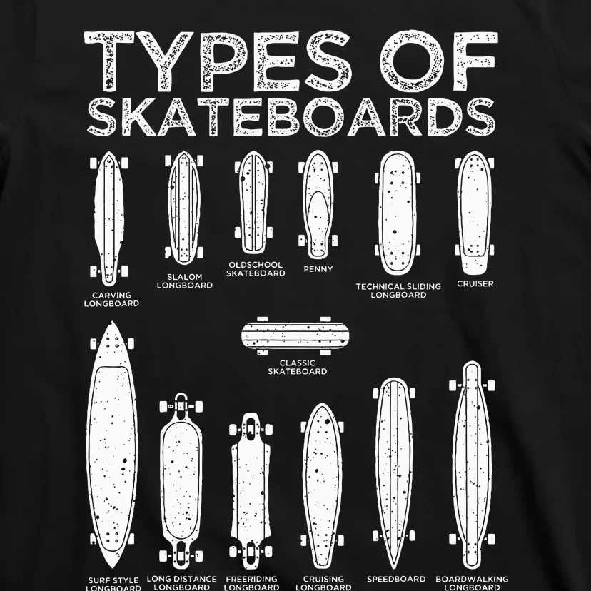 Cool Skateboard Art For Skateboarding Lovers T-Shirt