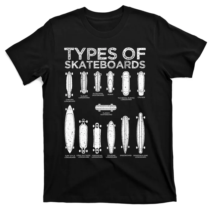 Cool Skateboard Art For Skateboarding Lovers T-Shirt