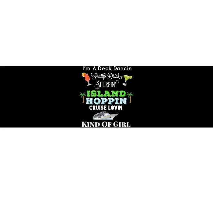 Cruise Ship Accessories Island Hoppin Cruise Boat Gift Bumper Sticker