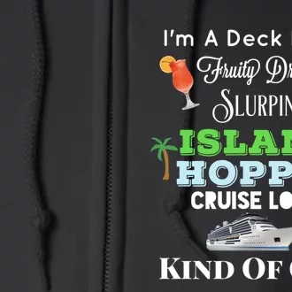 Cruise Ship Accessories Island Hoppin Cruise Boat Gift Full Zip Hoodie