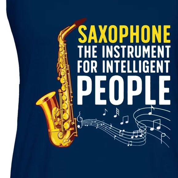 Cool Saxophone Art For Men Women Sax Saxophone Player Ladies Essential Flowy Tank