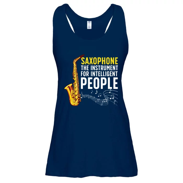 Cool Saxophone Art For Men Women Sax Saxophone Player Ladies Essential Flowy Tank