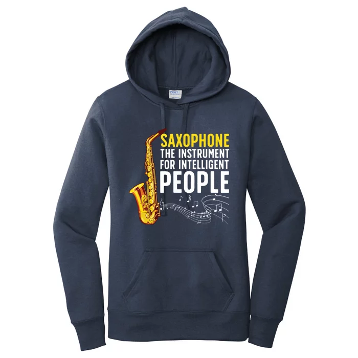 Cool Saxophone Art For Men Women Sax Saxophone Player Women's Pullover Hoodie