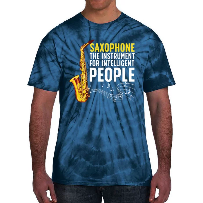 Cool Saxophone Art For Men Women Sax Saxophone Player Tie-Dye T-Shirt