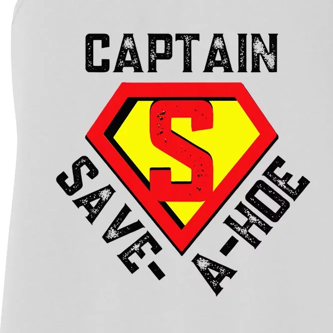 Captain Save A Hoe Rusty Women's Racerback Tank