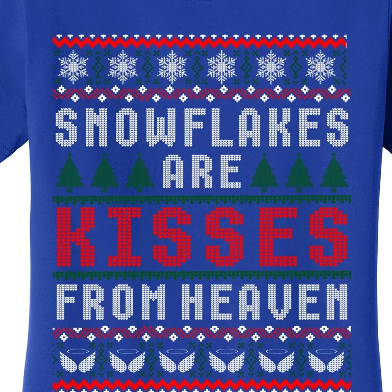 Christmas Snowflakes Are From Heaven Ugly Sweater Gift Women's T-Shirt