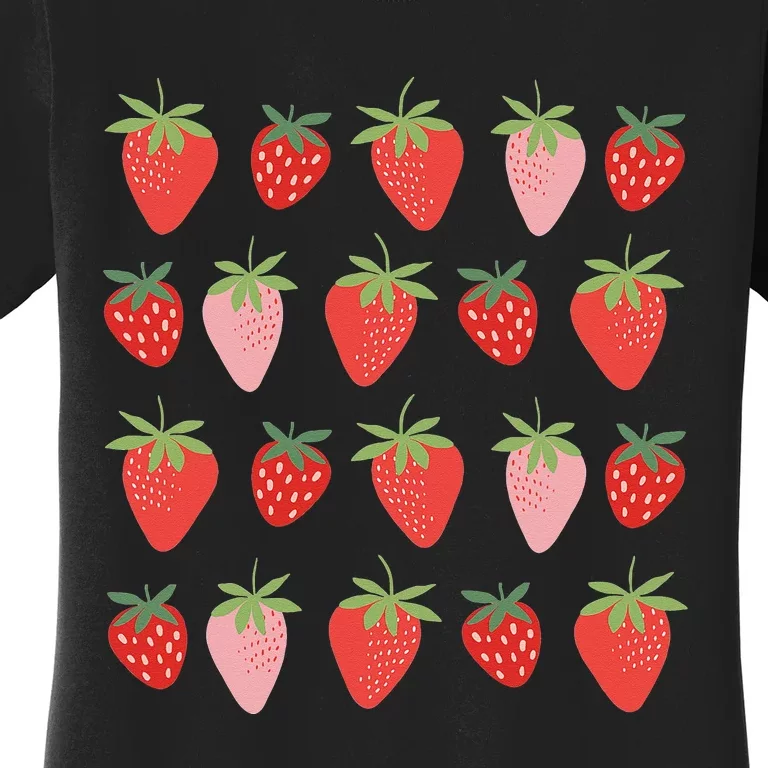 Cute Strawberry Apparel Lover Summer Women's T-Shirt